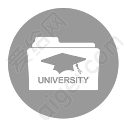 大学文件夹(University folder)_图片_png,ico,icns - 图标 - 爱给网